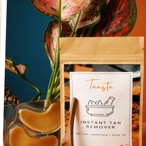 Wooden spoon , under eye gel